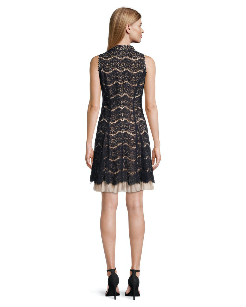 Black Dress Short Without Sleeve Vera Mont