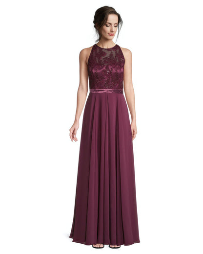 Red Dress Long Without Sleeve Vera Mont