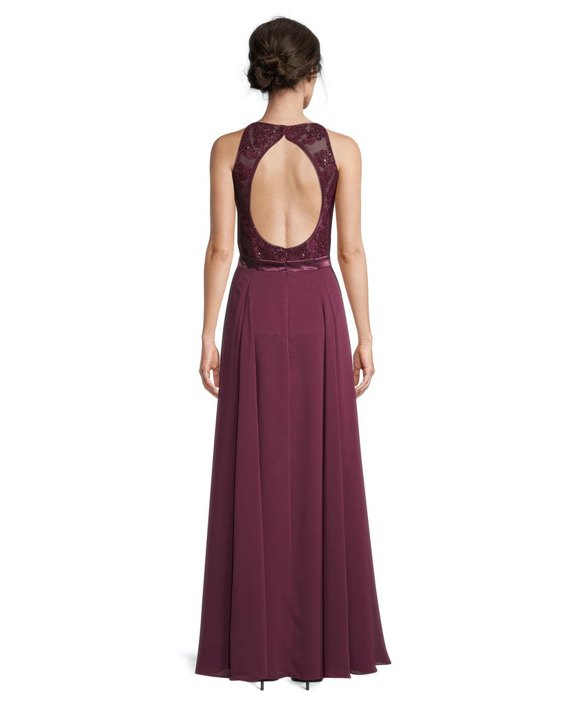 Red Dress Long Without Sleeve Vera Mont
