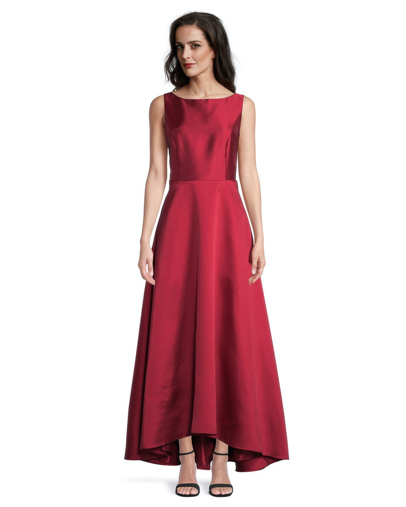 Red Dress Long Without Sleeve Vera Mont