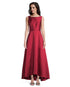 Red Dress Long Without Sleeve Vera Mont