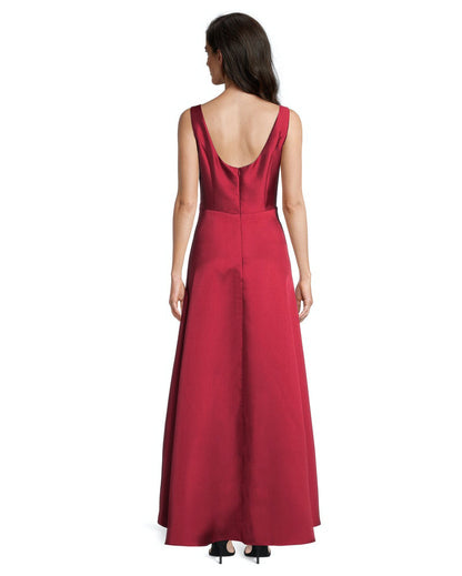 Red Dress Long Without Sleeve Vera Mont