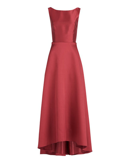 Red Dress Long Without Sleeve Vera Mont