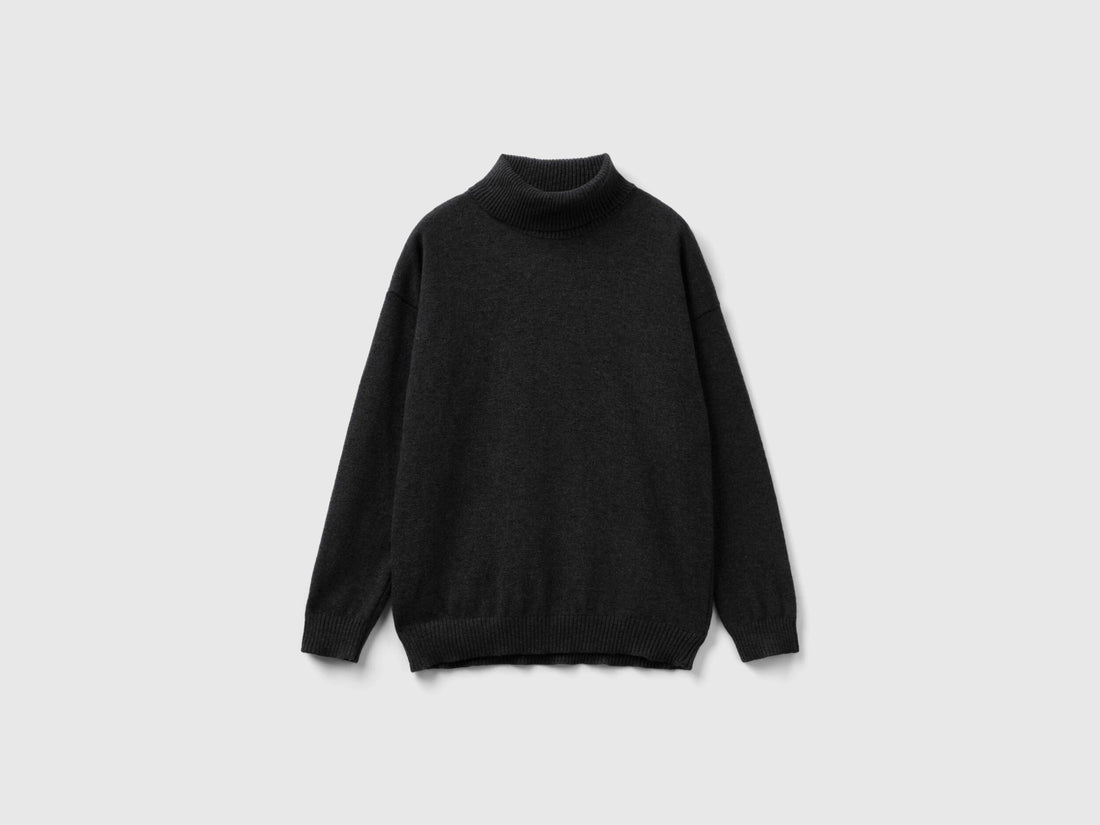 Turtleneck Sweater In Cashmere And Wool Blend_1032C200D_700_01