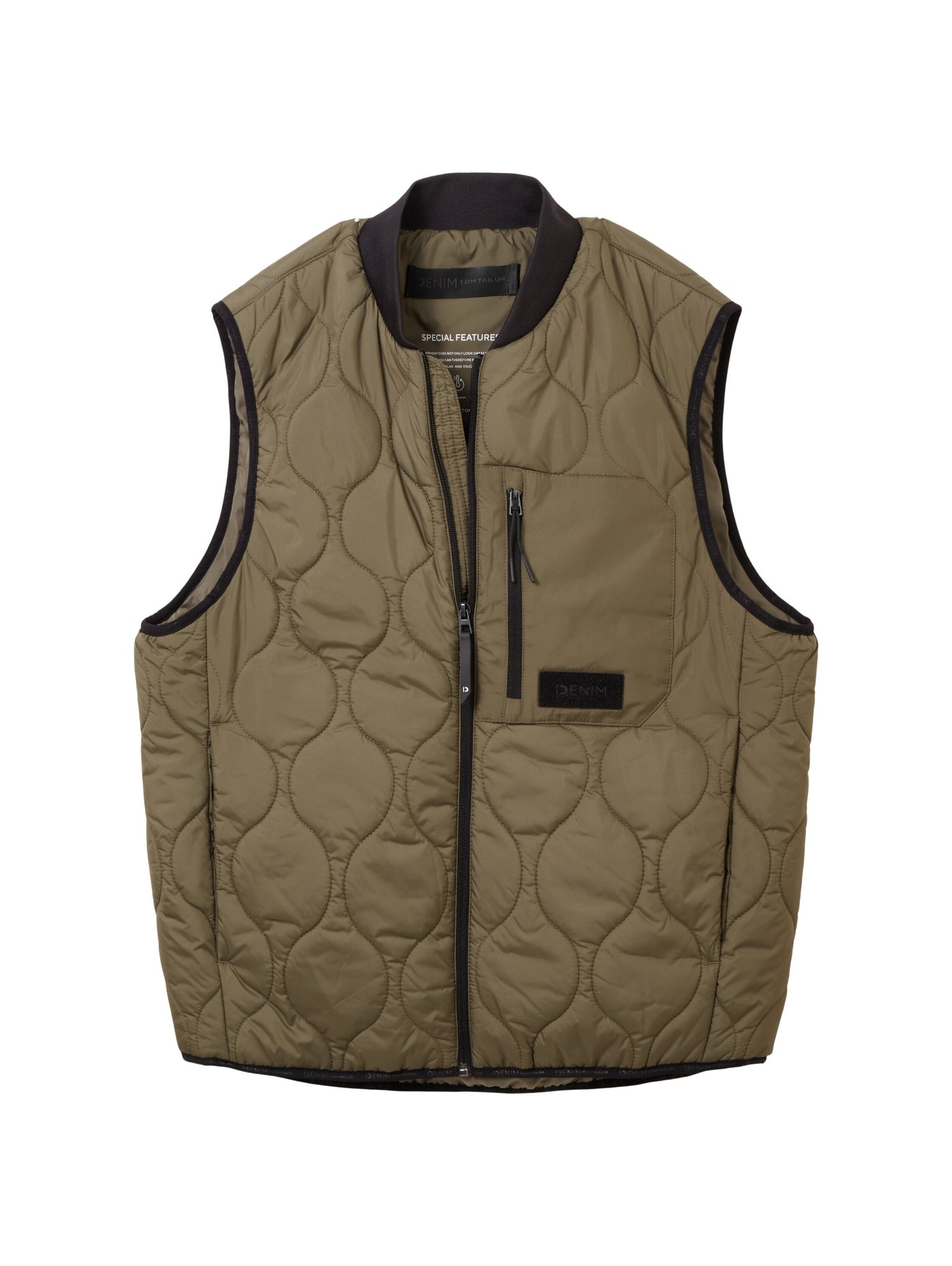 Quilted Puffer Light Weight Vest_1036188_10415_01