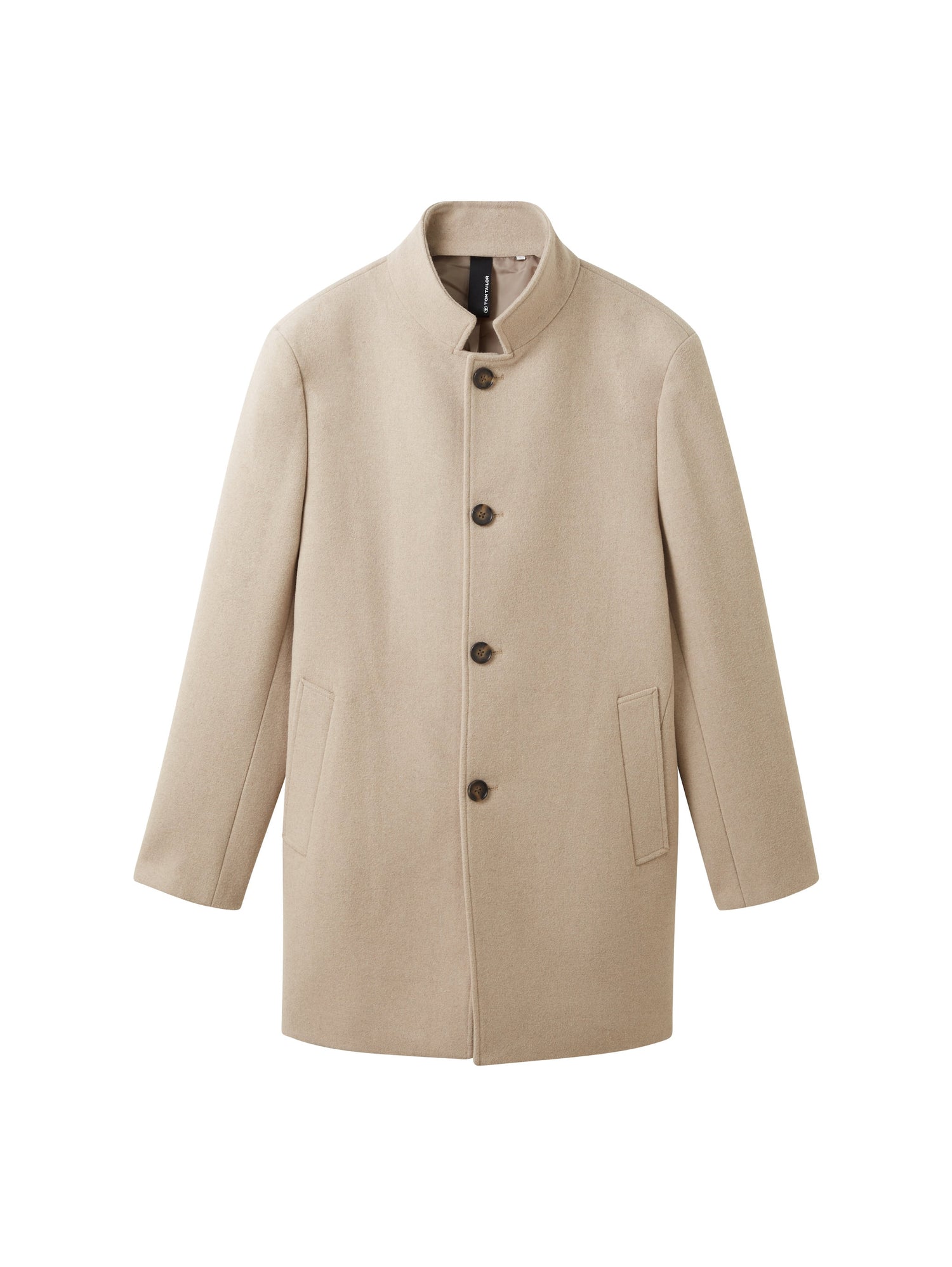 High Collar Button Coat_1037337_12628_01