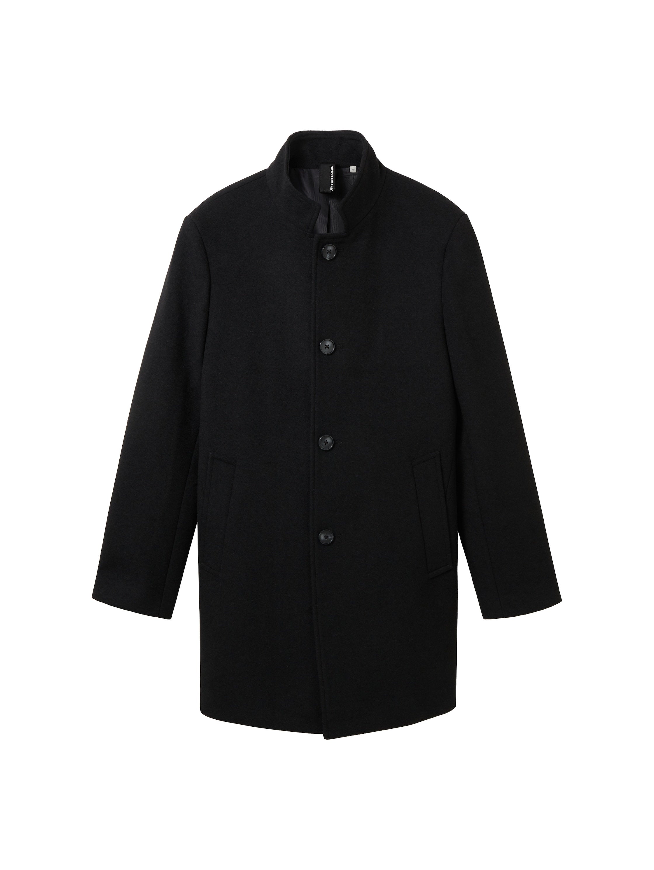 High Collar Button Coat_1037337_29999_01