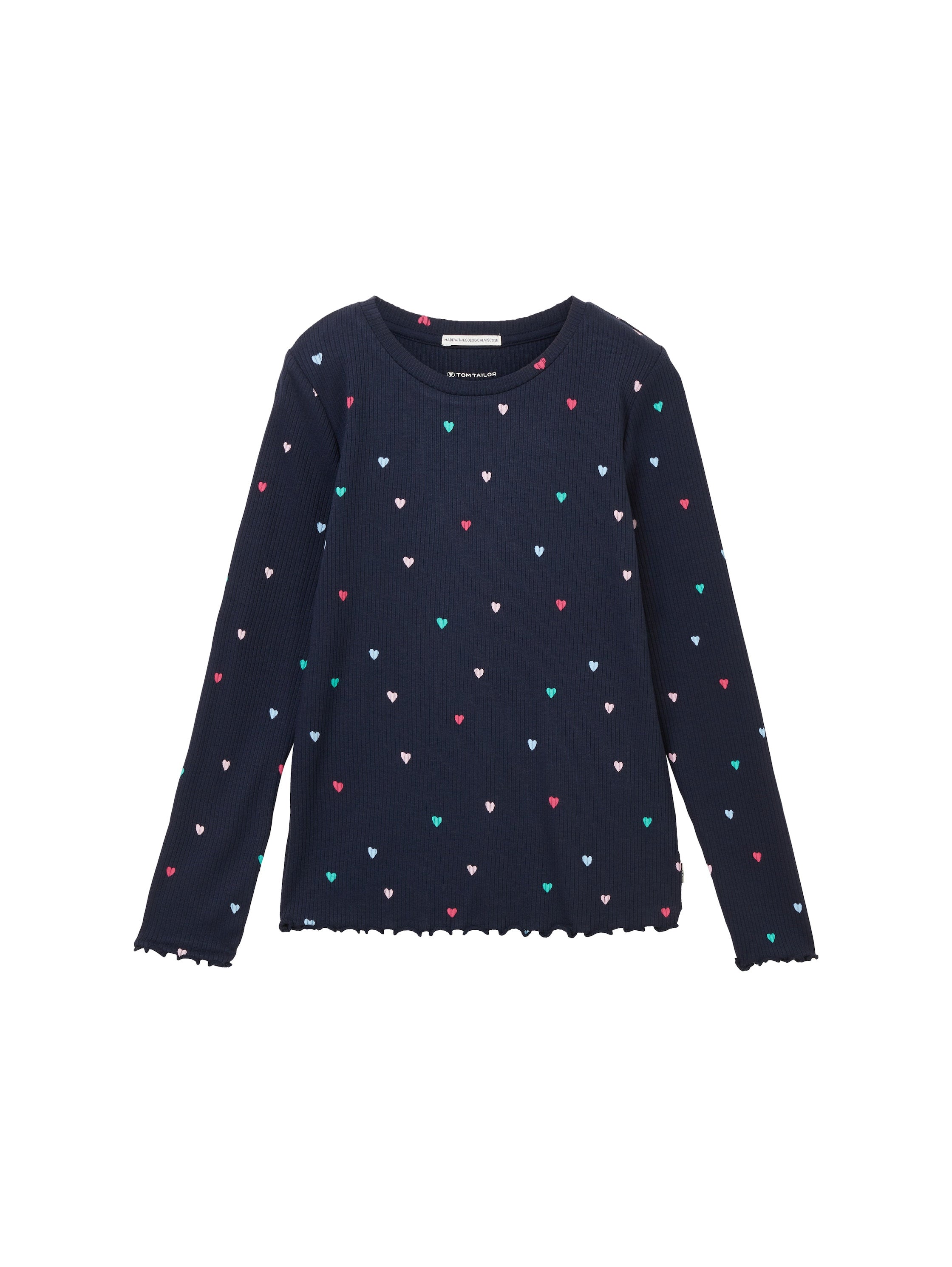 Printed Longsleeve T-Shirt_1037413_32372_01
