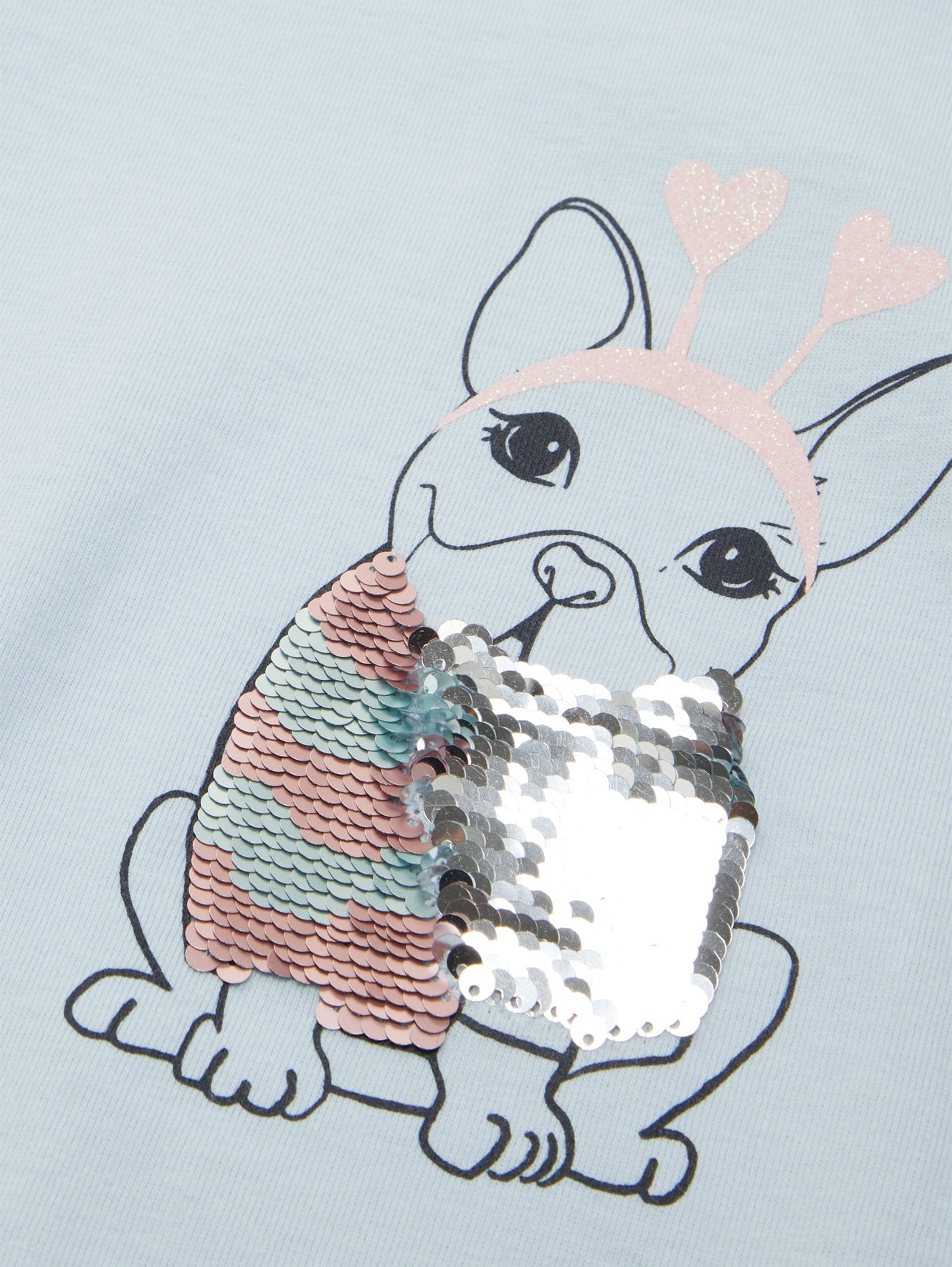 Detailed Sequins Longsleeve T-Shirt_1037414_32264_03