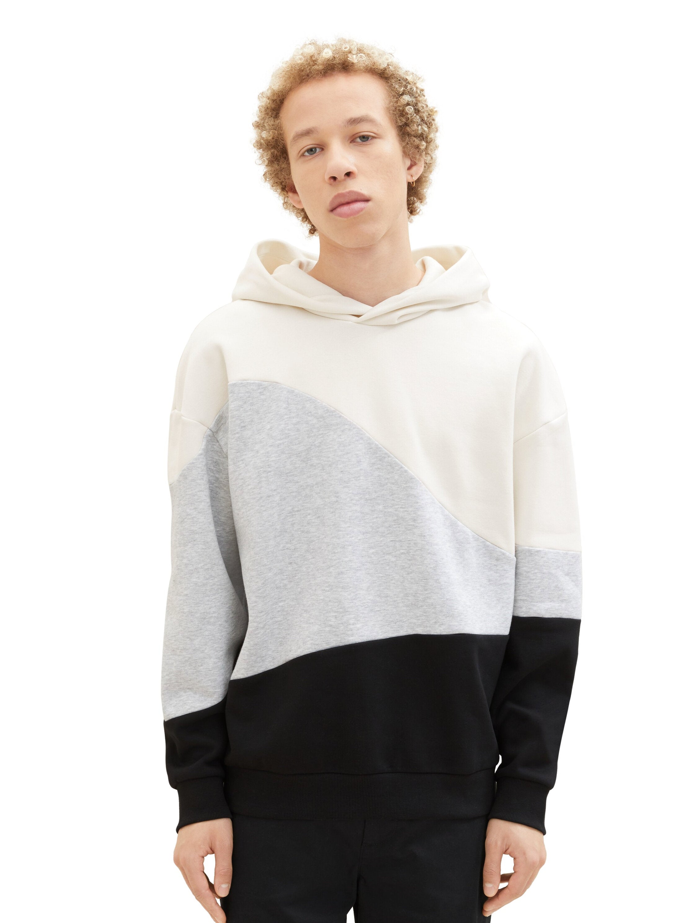Relaxed Colorblock Hoodie_1037604_12906_02
