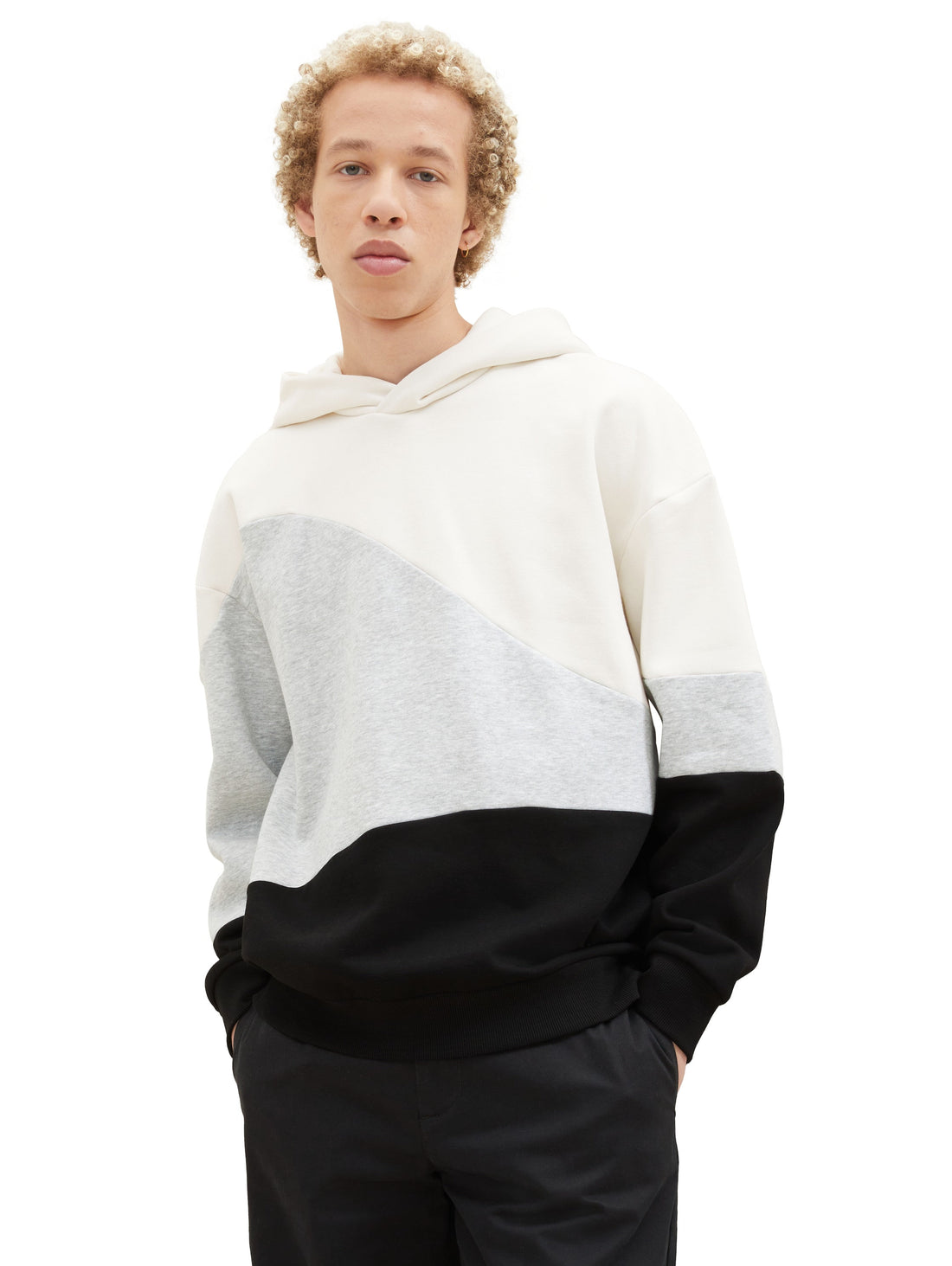 Relaxed Colorblock Hoodie_1037604_12906_05