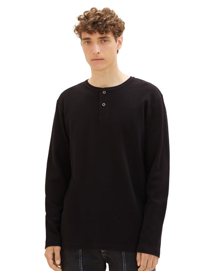 Structured Henley Shirt_1037678_29999_05