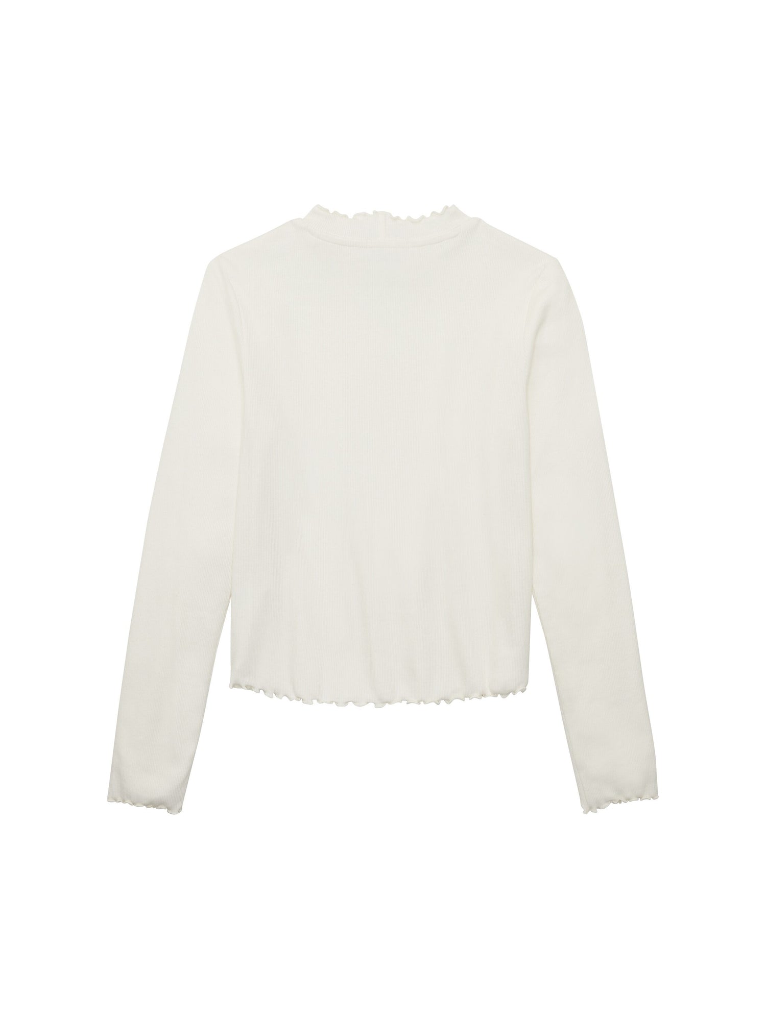 Cropped Rib Longsleeve T-Shirt_1037710_12906_02