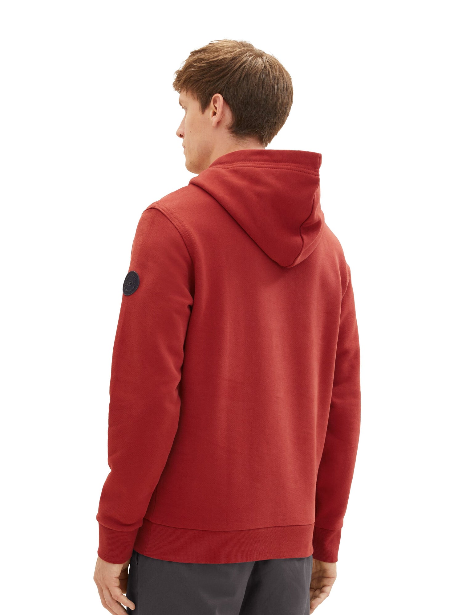 Logo Hoodie With White Drawstrings_1037751_14302_04