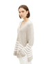 Knit Striped V Neck Sweater_1037760_32398_06