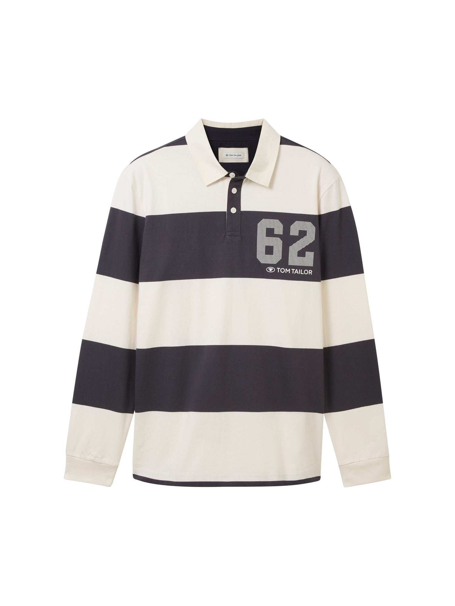 Long Sleeve Polo Shirt With Stripe Design_1037795_32572_01