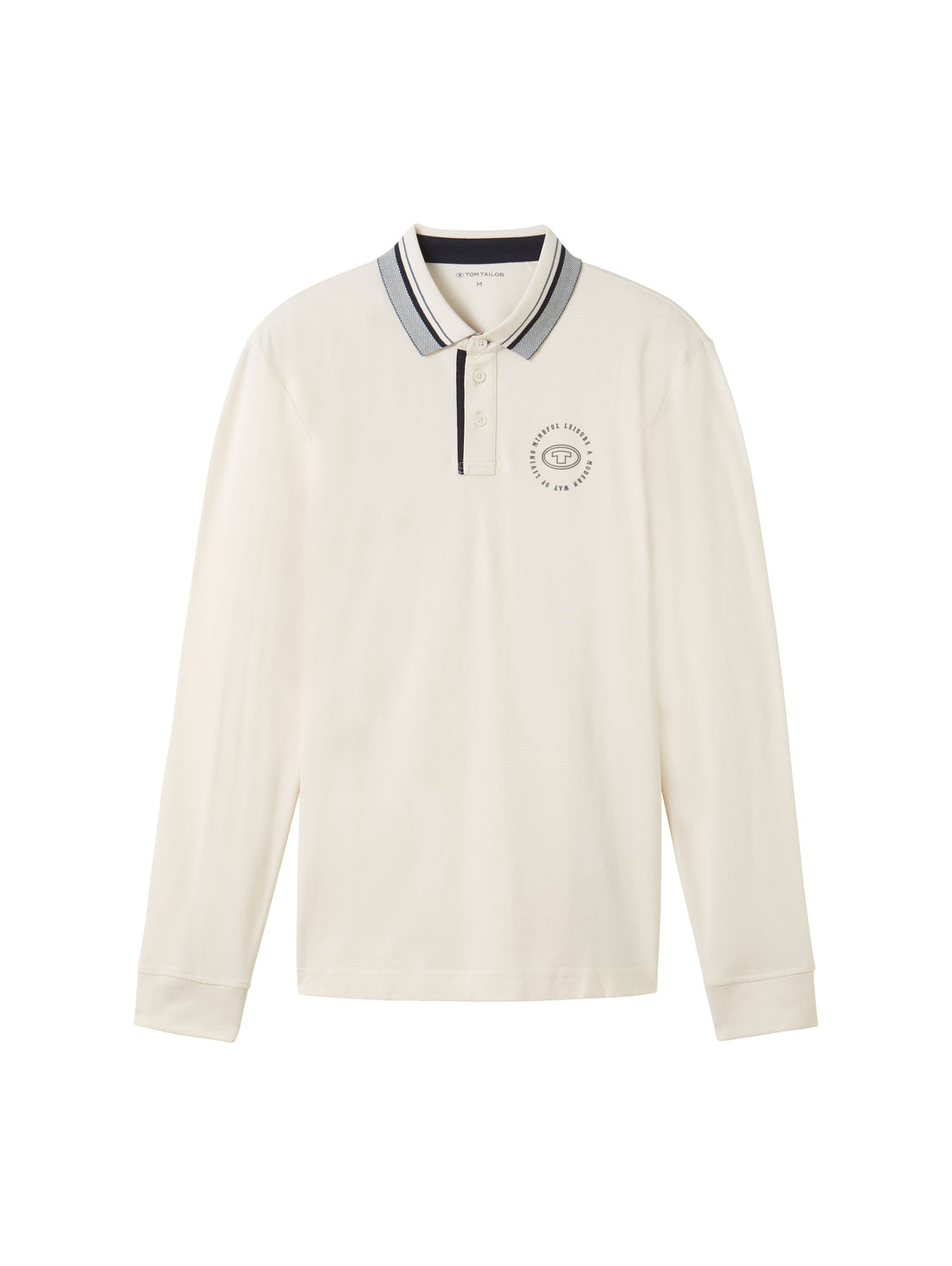 Long Sleeve Polo Shirt With Logo_1037813_18592_01