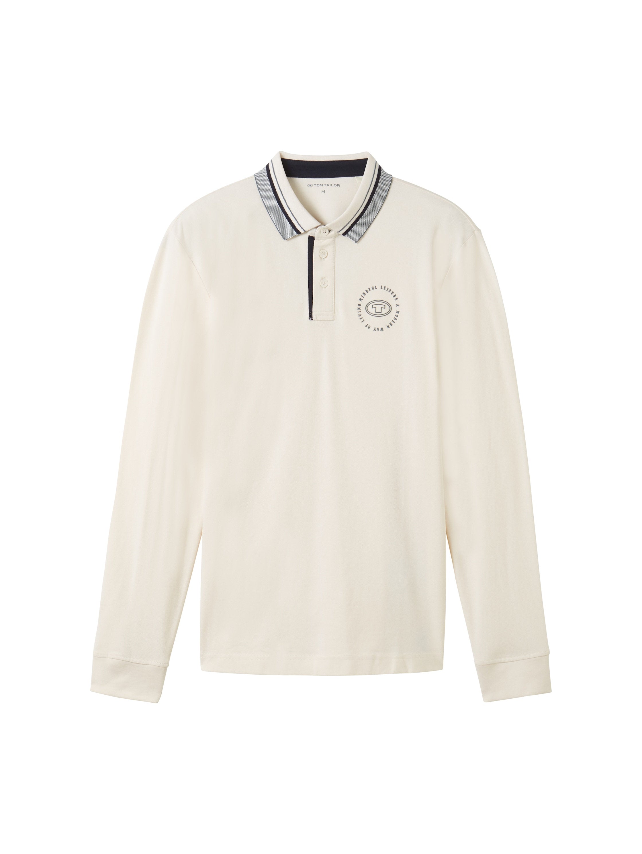 Long Sleeve Polo Shirt With Logo_1037813_18592_01