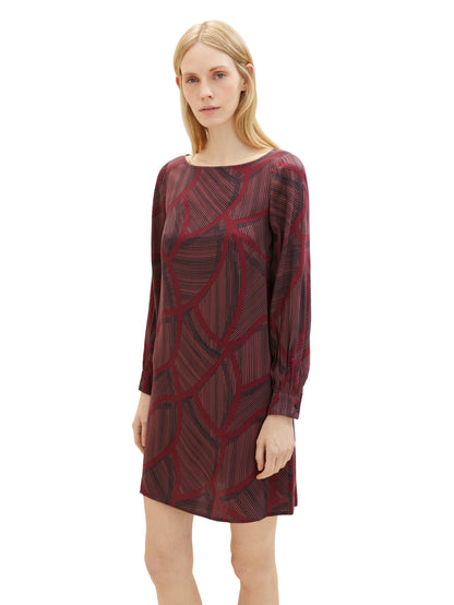 Printed Blouse Short Dress_1037931_32363_05