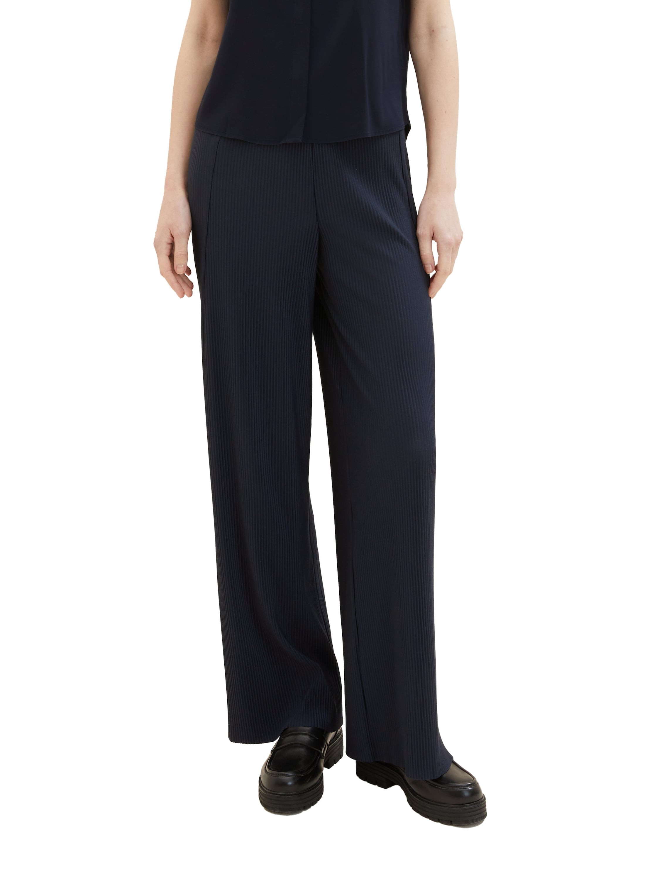 Corduroy Wide Leg Palazzo Trousers_1038015_10668_02