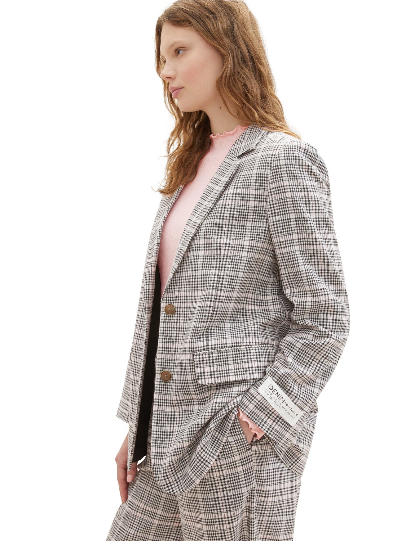 Checkered Blazer_1038026_32456_02