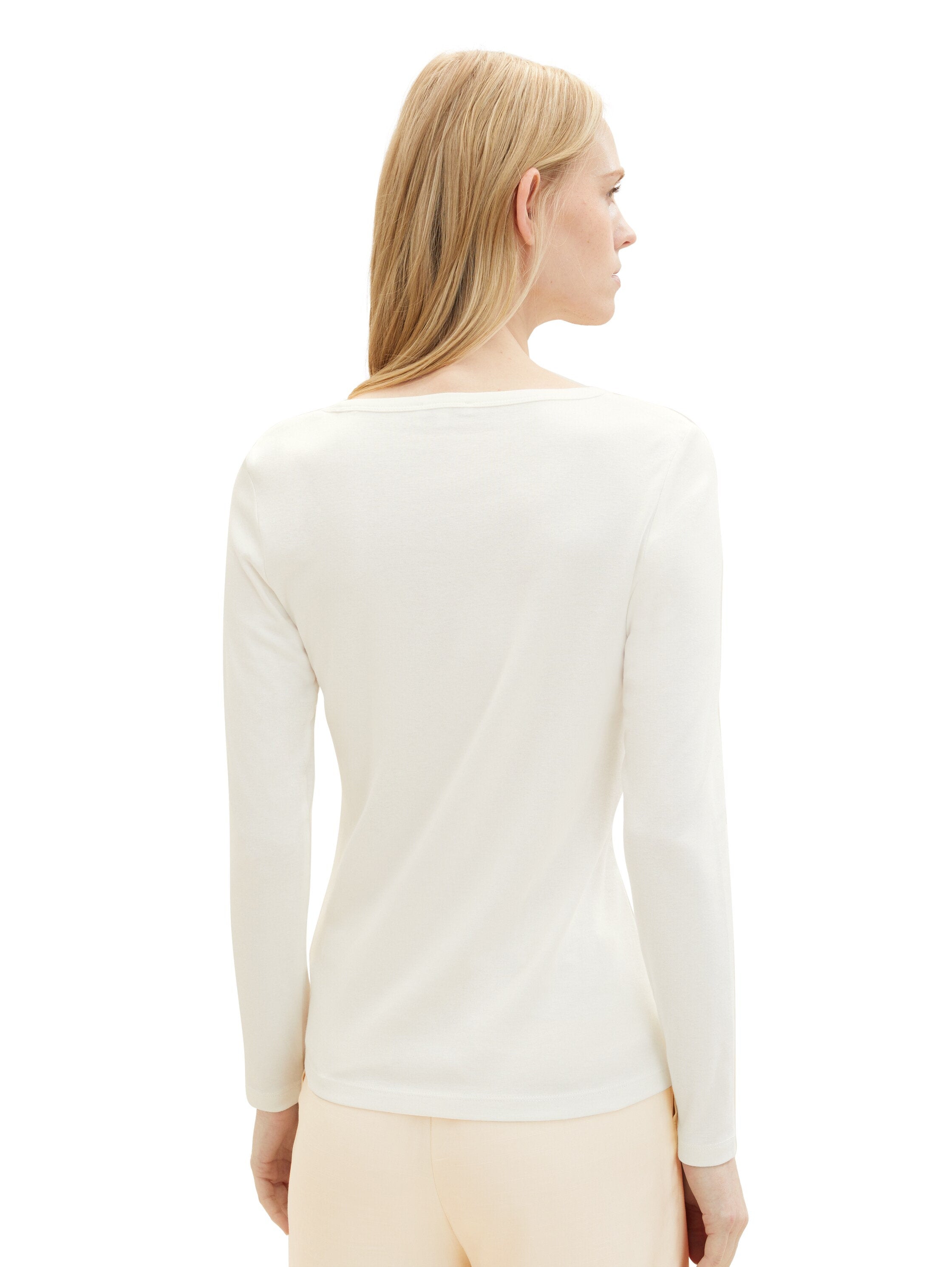 Long Sleeve T Shirt With Round Neck_1038050_10315_04