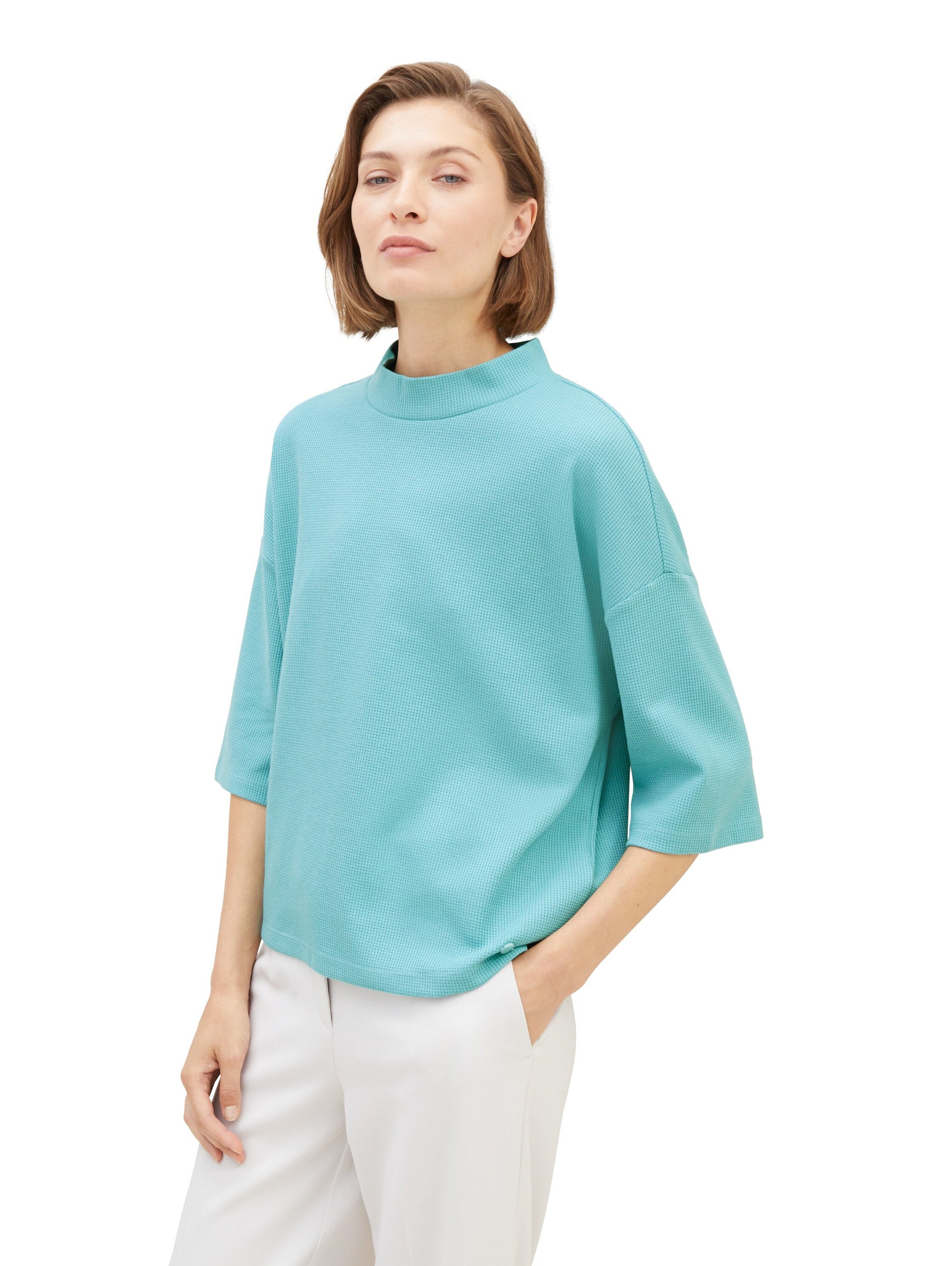 Oversized Cropped T Shirt_1038072_10426_02