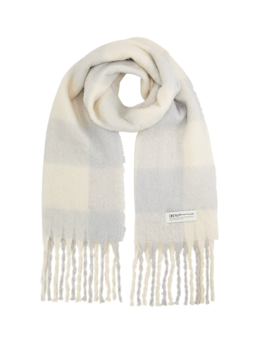 Fringed Checkered Scarf_1038075_35129_01