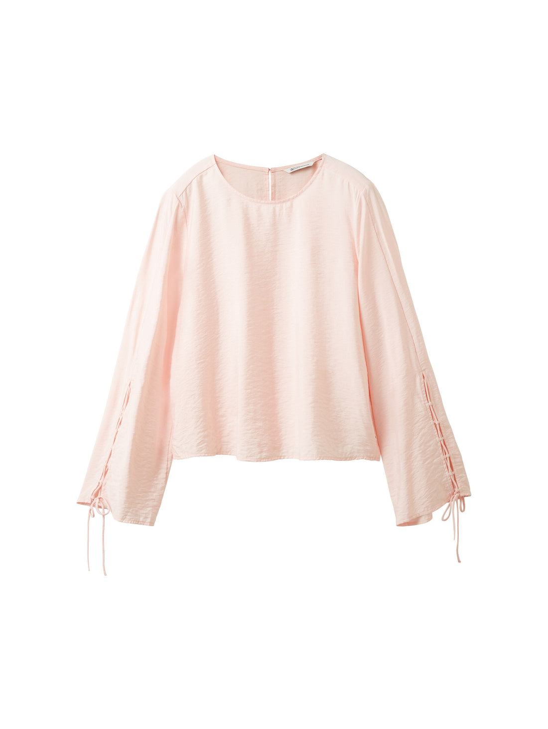 Cropped Long Sleeve Blouse With Sleeve Design_1038122_14557_01