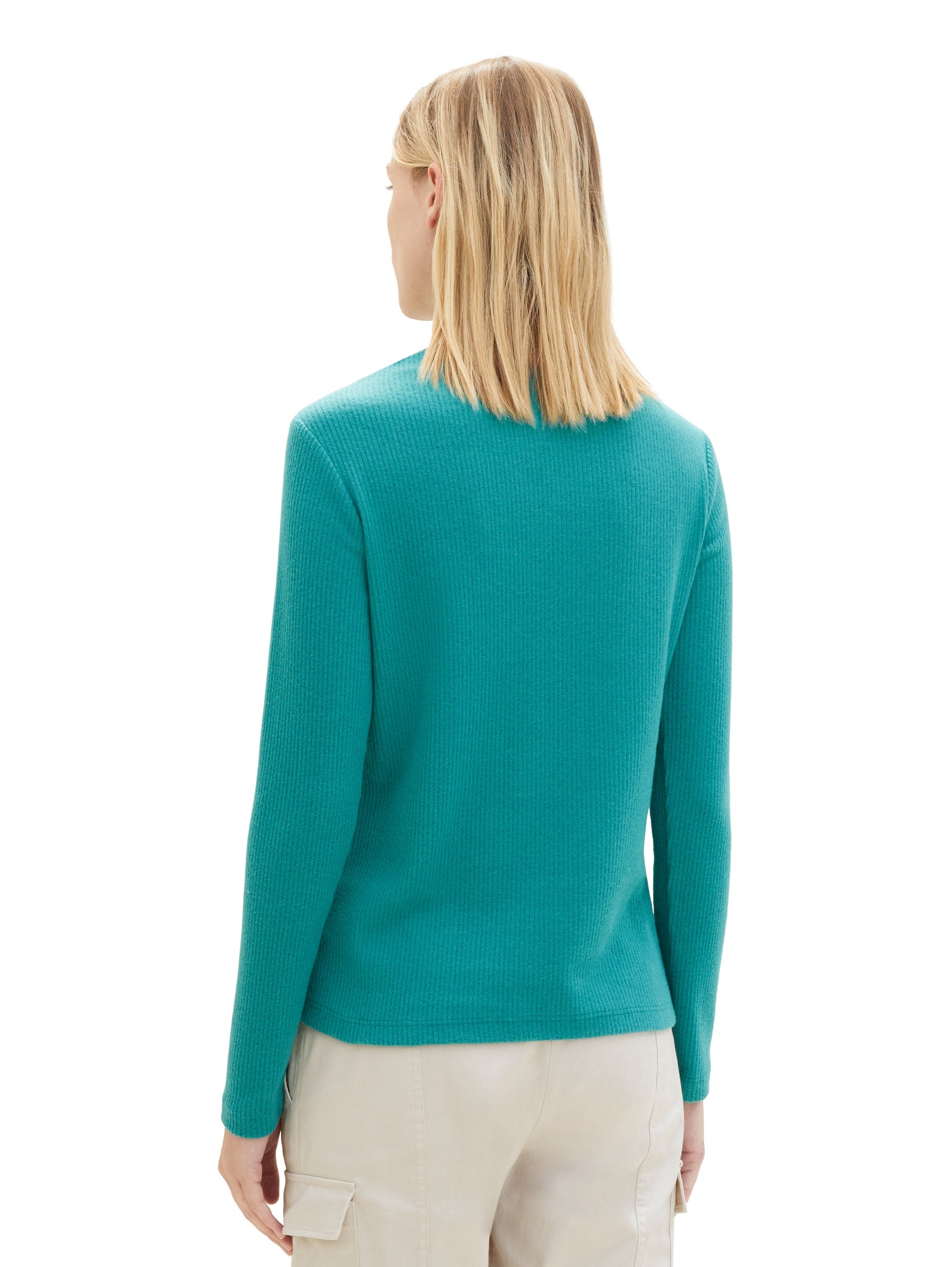 Long Sleeve T Shirt With Round Neckline_1038165_21178_04