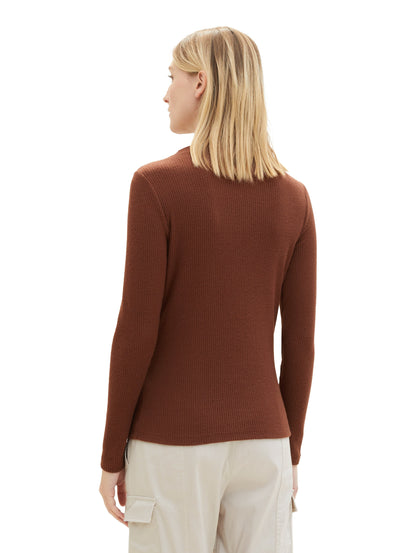 Long Sleeve T Shirt With Round Neckline_1038165_30337_04