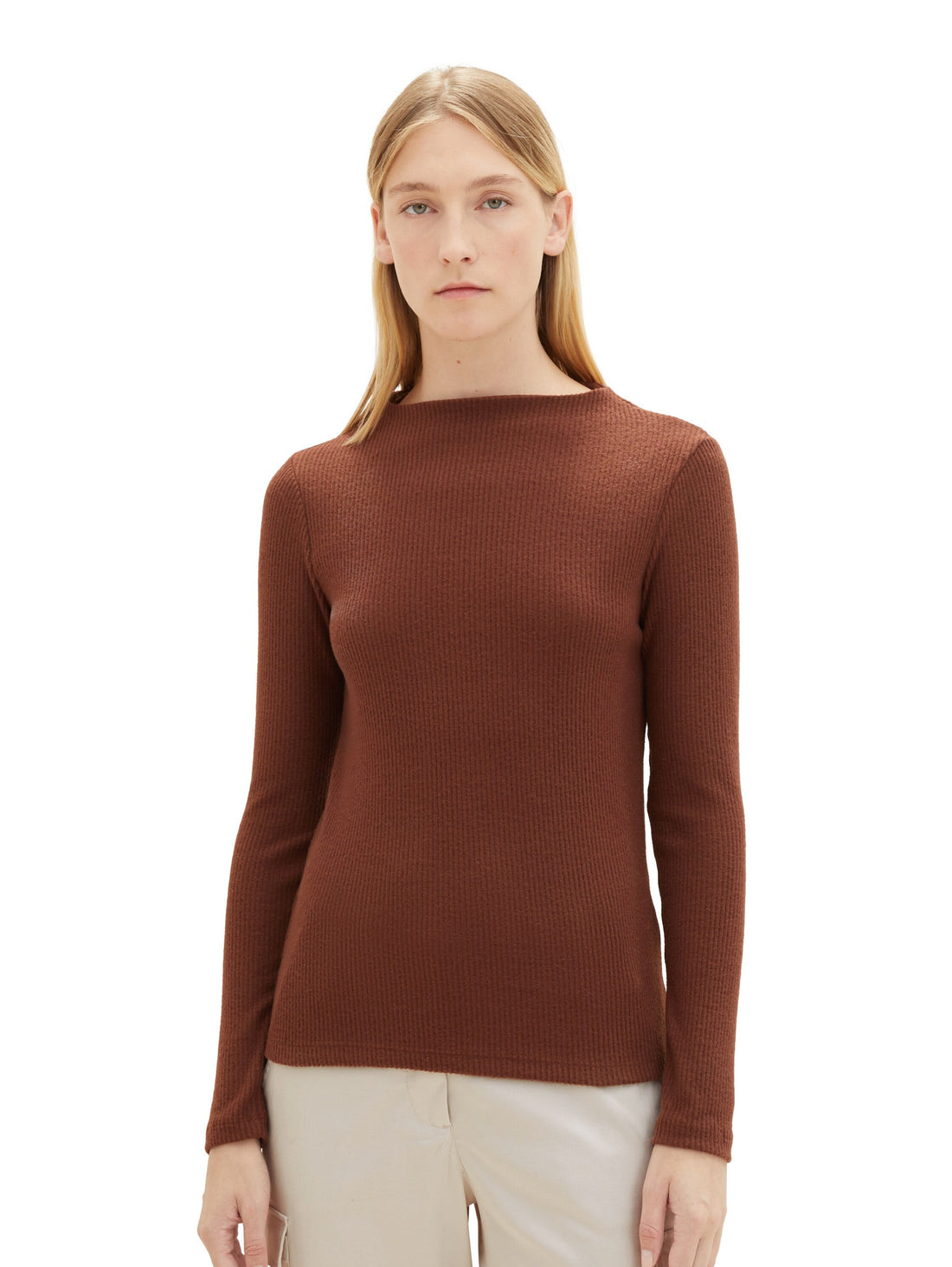 Long Sleeve T Shirt With Round Neckline_1038165_30337_05