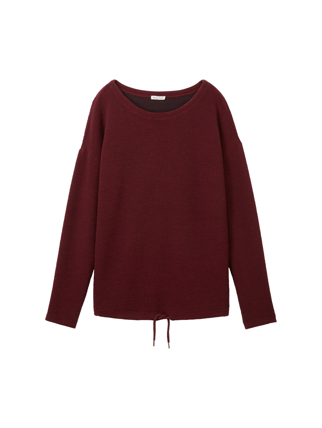 Long Sleeve T Shirt With Wide Round Neckline_1038177_10308_01