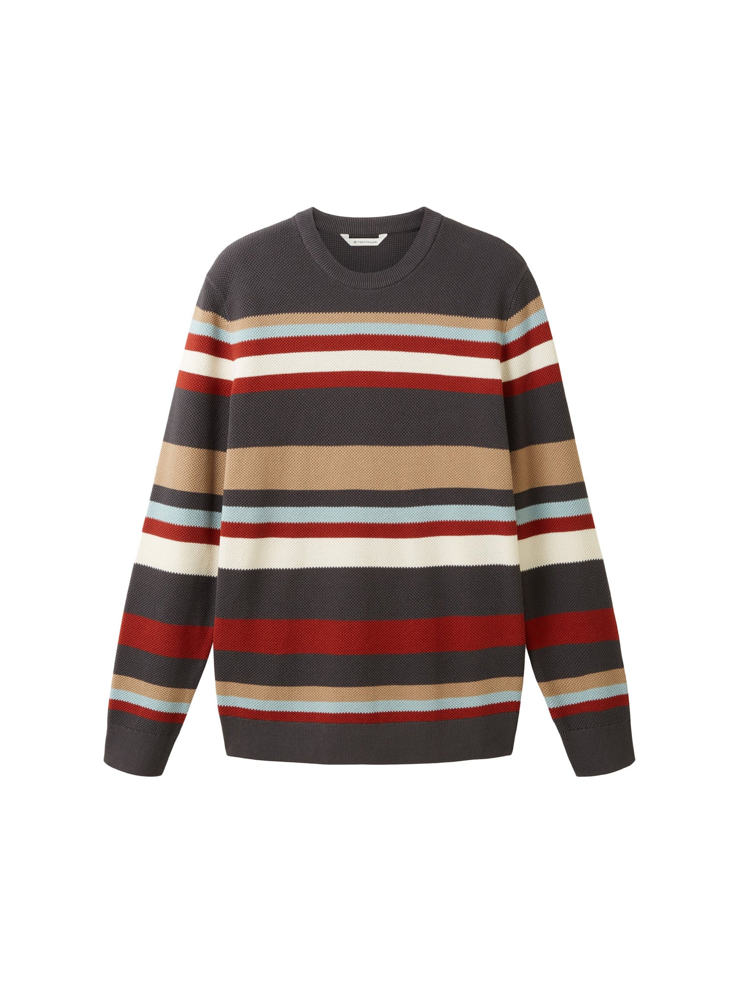 Striped Pullover With Round Neckline_1038200_32758_01