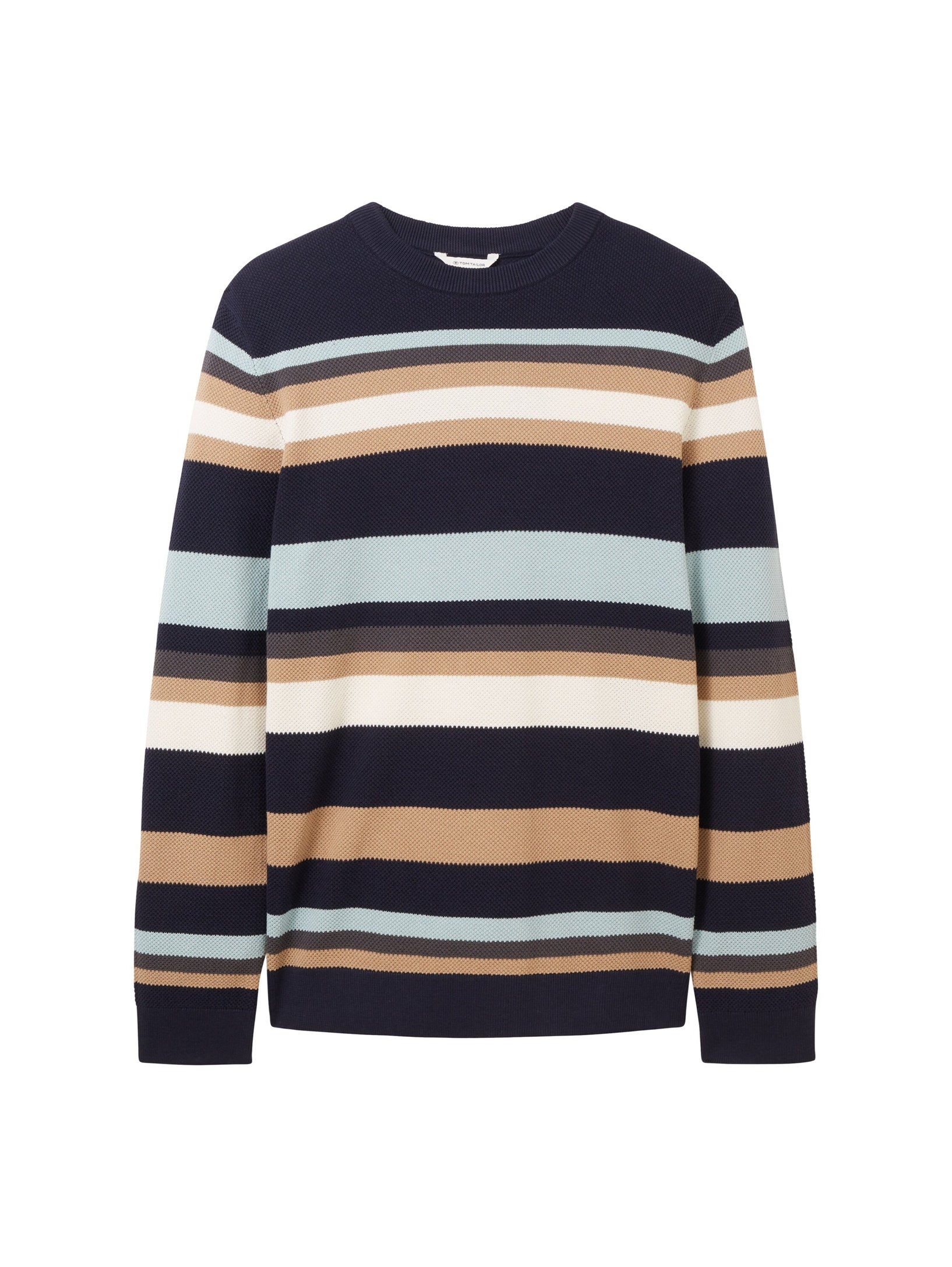 Striped Pullover With Round Neckline_1038200_32762_01