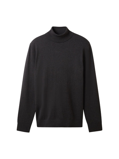 Turtleneck Long Sleeve Pullover_1038202_10617_01