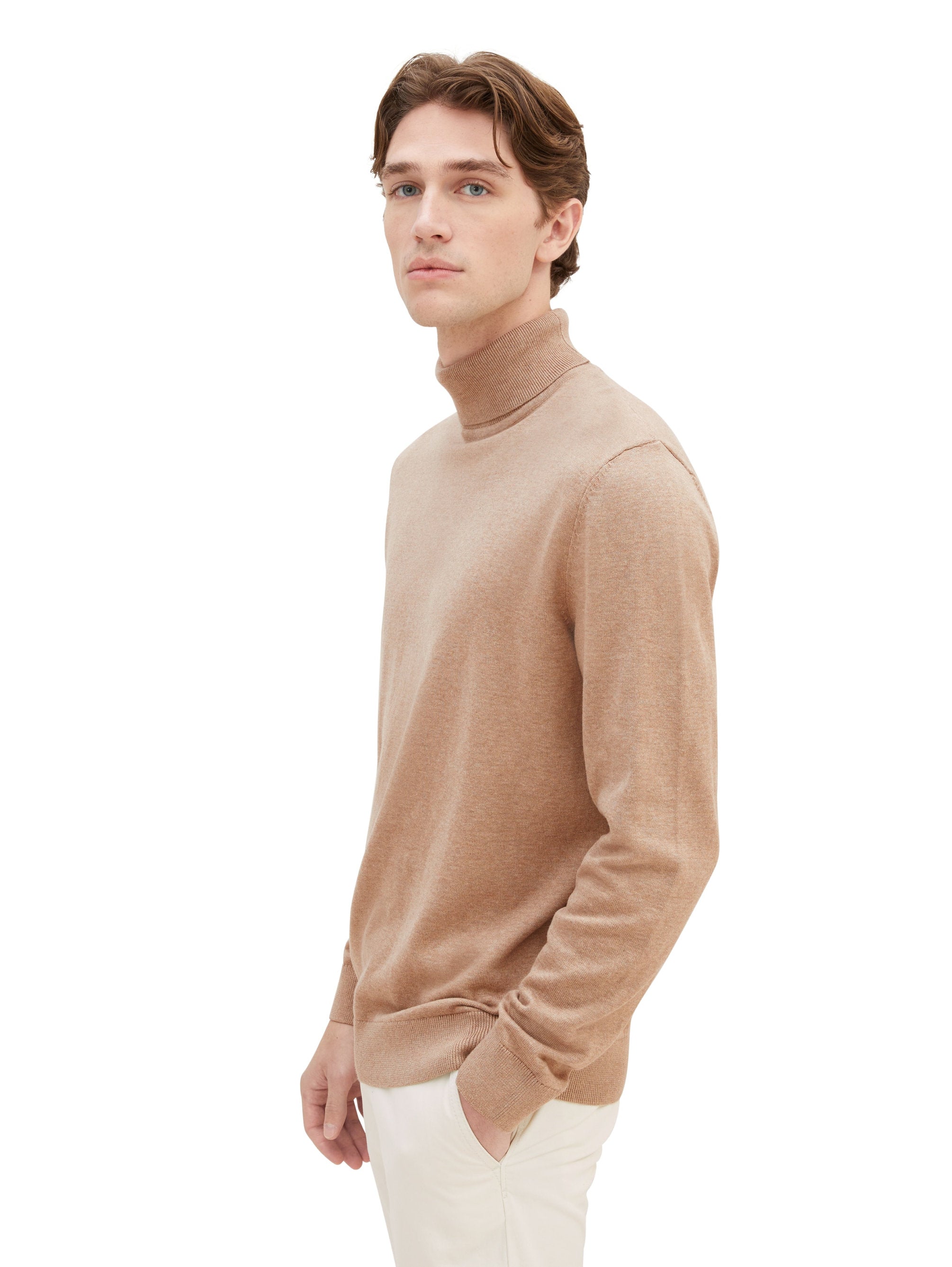 Turtleneck Long Sleeve Pullover_1038202_31089_02