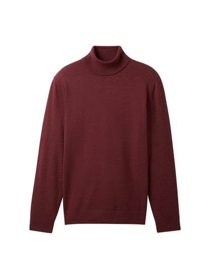 Turtleneck Long Sleeve Pullover_1038202_32620_01