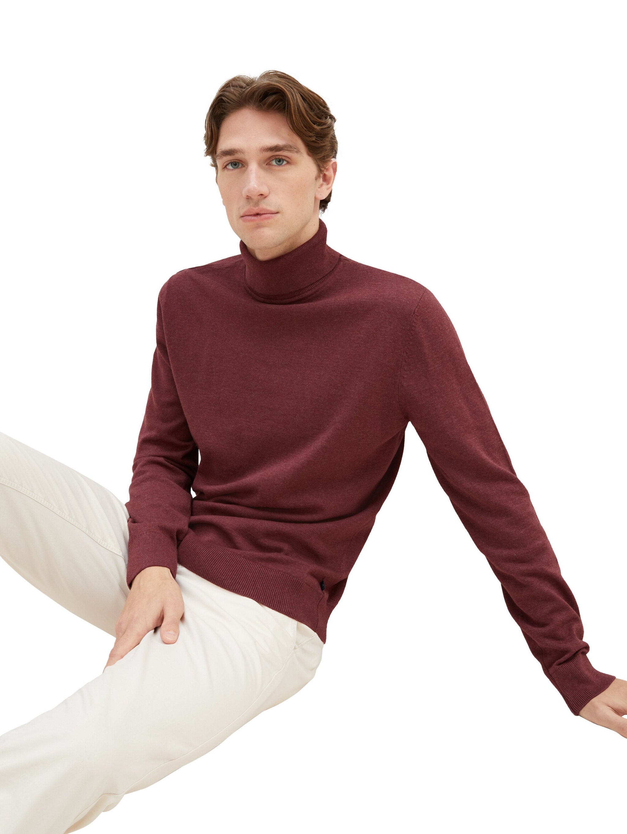 Turtleneck Long Sleeve Pullover_1038202_32620_02