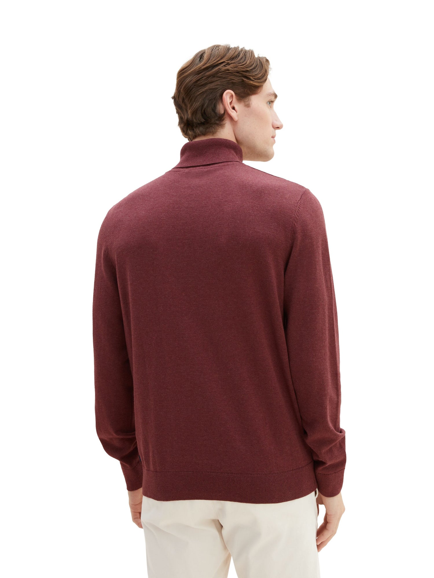 Turtleneck Long Sleeve Pullover_1038202_32620_04