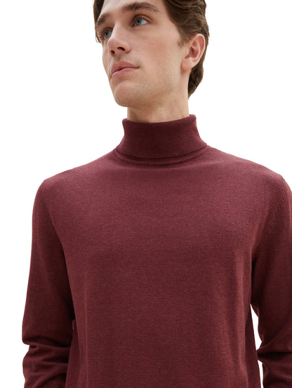 Turtleneck Long Sleeve Pullover_1038202_32620_05