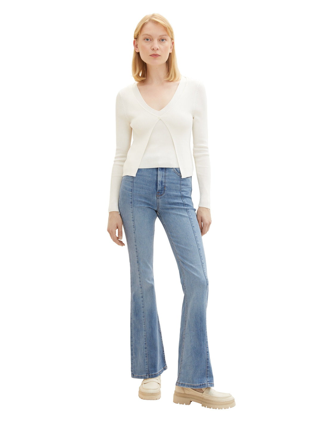 High Rise Flared Jeans_1038294_10118_04
