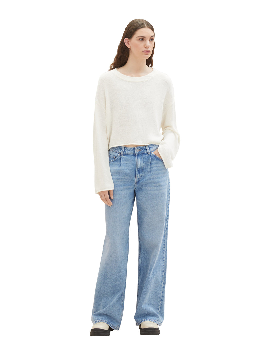 Loose Straight Fit Jeans_1038295_10118_07