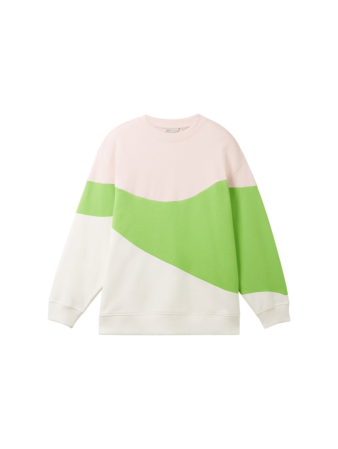 Oversized Sweatshirt With Color Block Design_1038318_32622_01