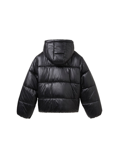 Shiny Puffer Jacket W Hood_1038494_29999_02