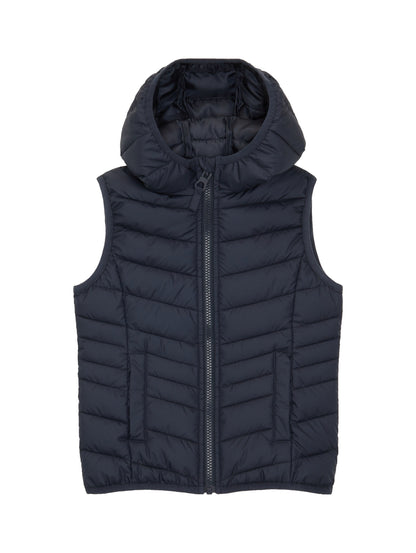 Light Weight Puffer Vest With Hood_1038497_10668_01