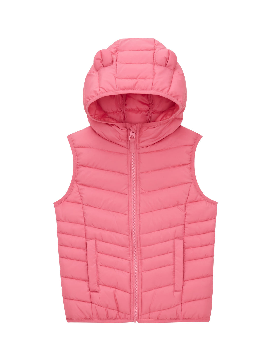 Light Weight Puffer Vest With Hood_1038497_15799_01