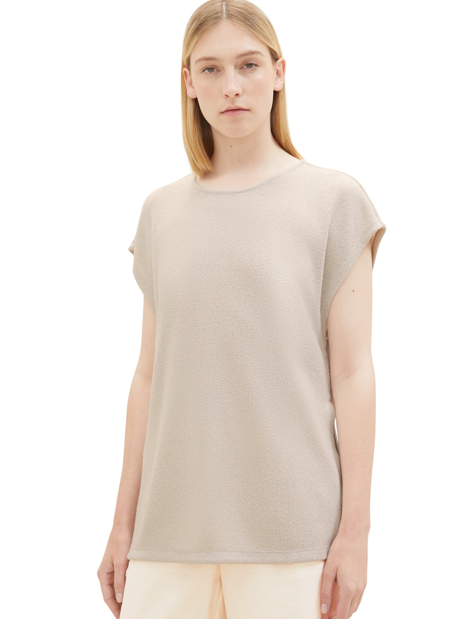Blouse With Cap Sleeve_1038726_16339_06