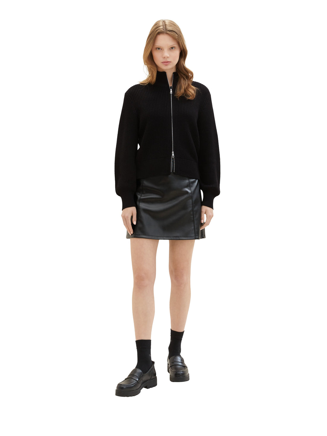 Faux Leather Mini Short Skirt_1038742_14482_07