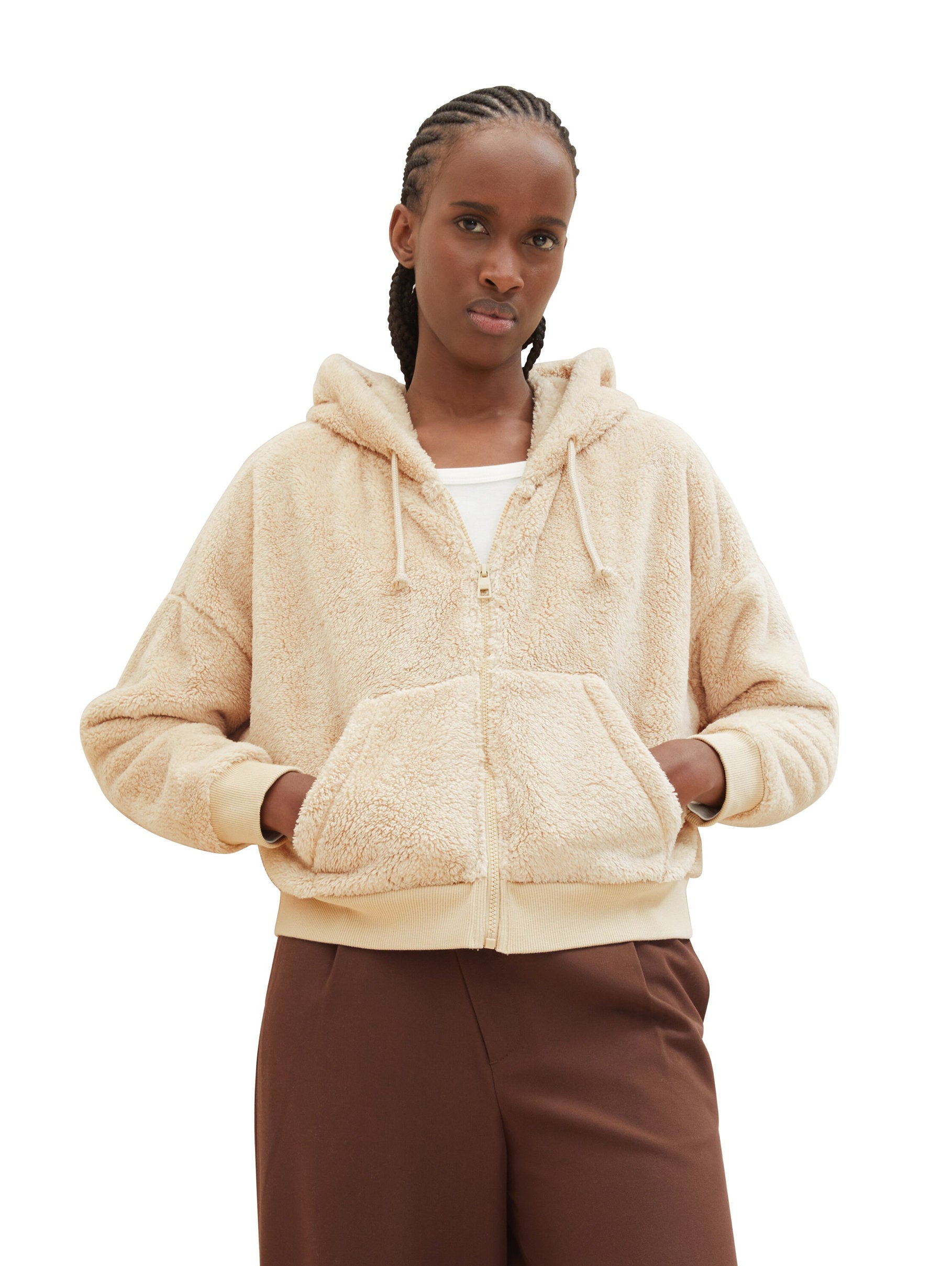 Fuzzy Zip Up Hoodie_1038746_31700_06